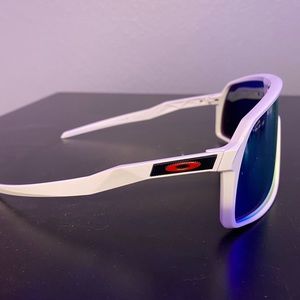 White with red/orange lenses